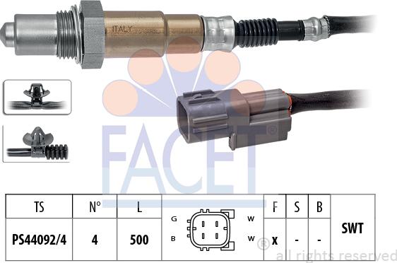 FACET 10.8515 - Sonda lambda www.autoricambi360.it
