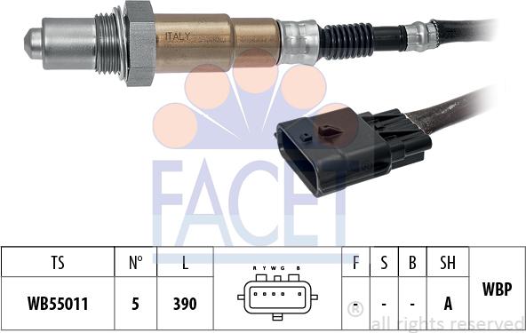 FACET 10.8516 - Sonda lambda www.autoricambi360.it
