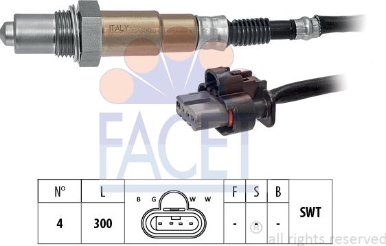 FACET 10.8510 - Sonda lambda www.autoricambi360.it