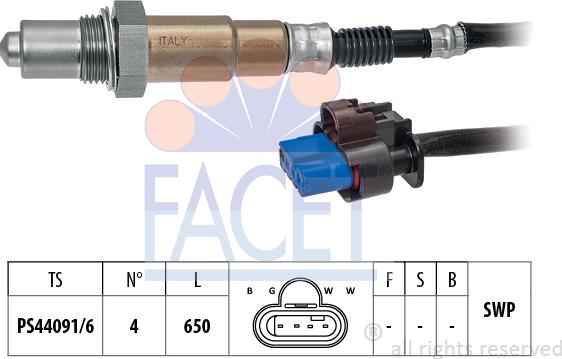 FACET 10.8518 - Sonda lambda www.autoricambi360.it
