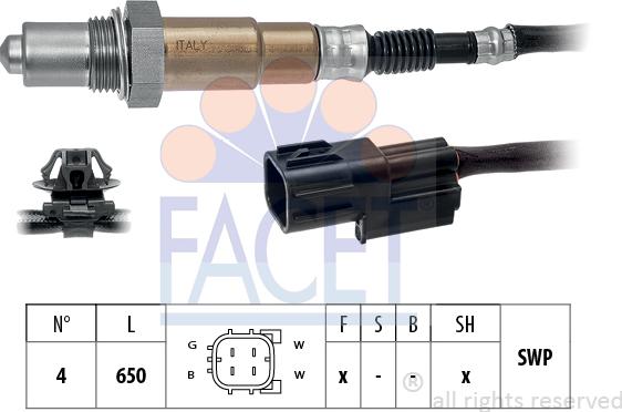 FACET 10.8517 - Sonda lambda www.autoricambi360.it