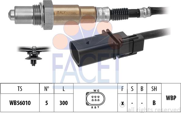 FACET 10.8586 - Sonda lambda www.autoricambi360.it