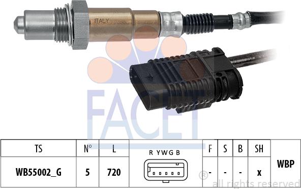 FACET 10.8580 - Sonda lambda www.autoricambi360.it