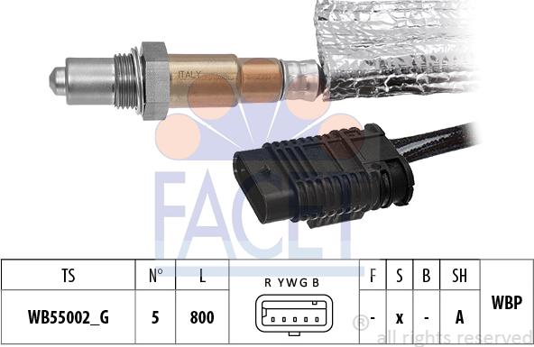 FACET 10.8582 - Sonda lambda www.autoricambi360.it