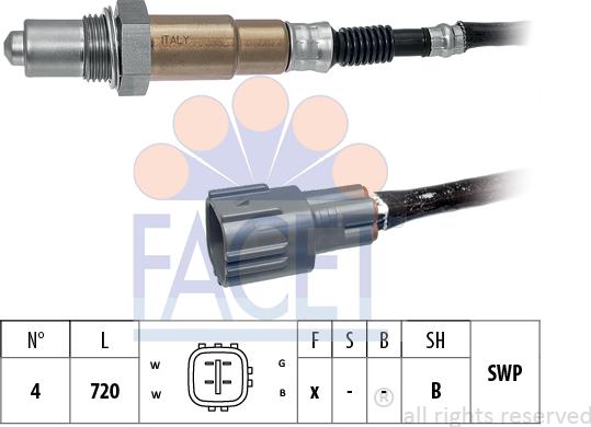 FACET 10.8539 - Sonda lambda www.autoricambi360.it