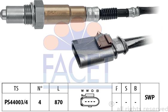 FACET 10.8535 - Sonda lambda www.autoricambi360.it