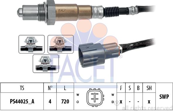 FACET 10.8530 - Sonda lambda www.autoricambi360.it