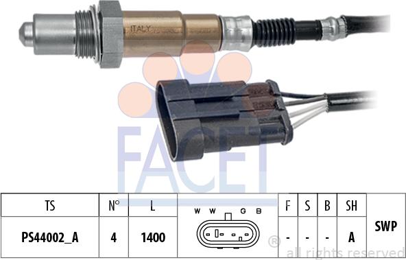FACET 10.8533 - Sonda lambda www.autoricambi360.it