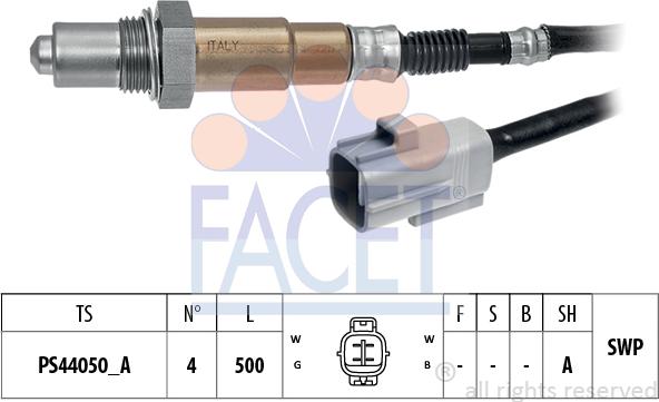 FACET 10.8520 - Sonda lambda www.autoricambi360.it