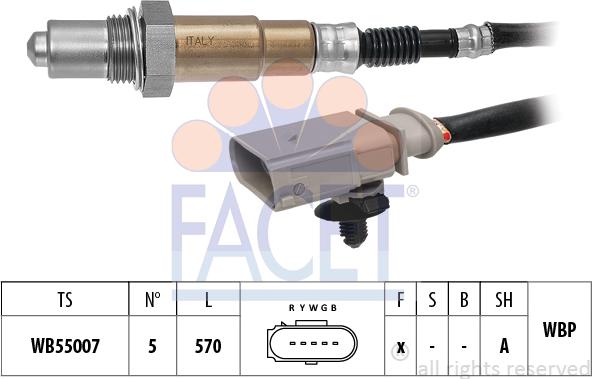 FACET 10.8574 - Sonda lambda www.autoricambi360.it