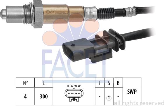 FACET 10.8576 - Sonda lambda www.autoricambi360.it