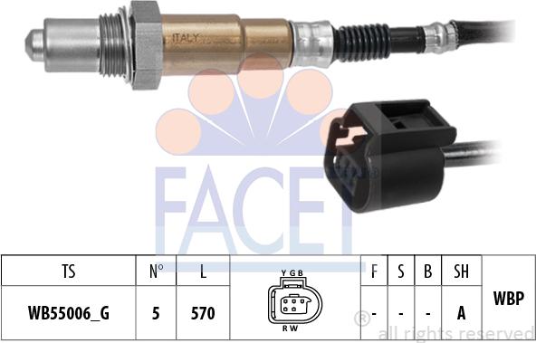 FACET 10.8578 - Sonda lambda www.autoricambi360.it