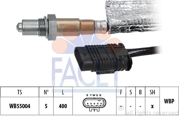 FACET 10.8572 - Sonda lambda www.autoricambi360.it
