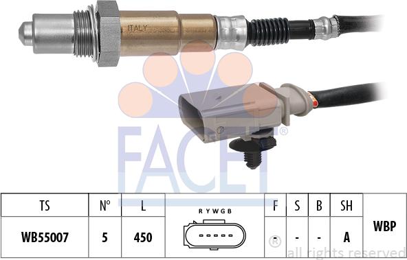 FACET 10.8577 - Sonda lambda www.autoricambi360.it