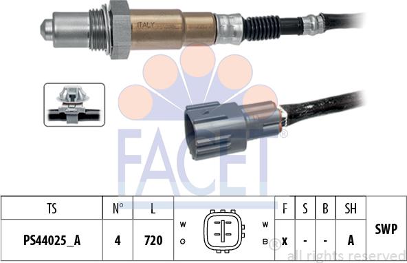 FACET 10.8600 - Sonda lambda www.autoricambi360.it