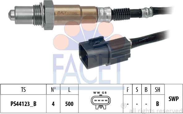FACET 10.8610 - Sonda lambda www.autoricambi360.it