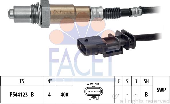 FACET 10.8611 - Sonda lambda www.autoricambi360.it