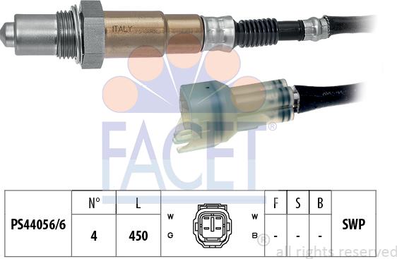 FACET 10.8093 - Sonda lambda www.autoricambi360.it