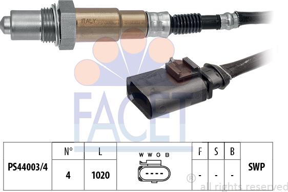 FACET 10.8041 - Sonda lambda www.autoricambi360.it