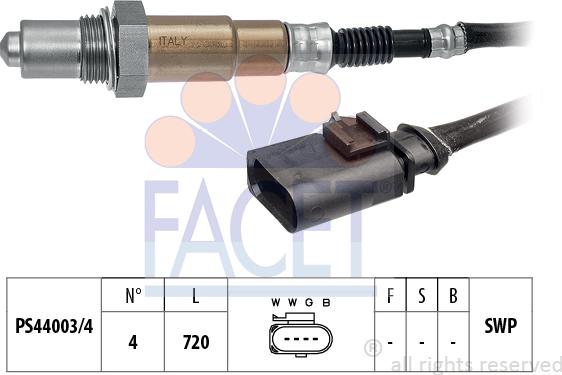 FACET 10.8056 - Sonda lambda www.autoricambi360.it
