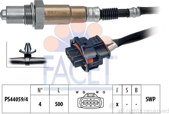 FACET 10.8065 - Sonda lambda www.autoricambi360.it