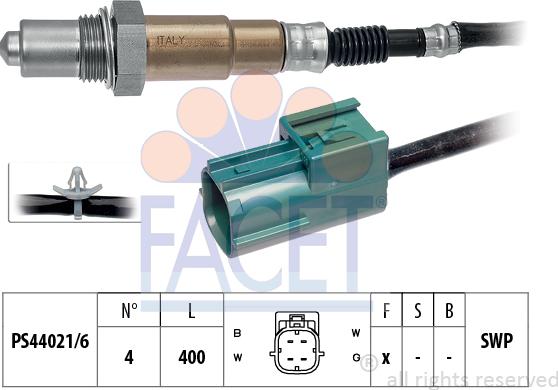 FACET 10.8007 - Sonda lambda www.autoricambi360.it