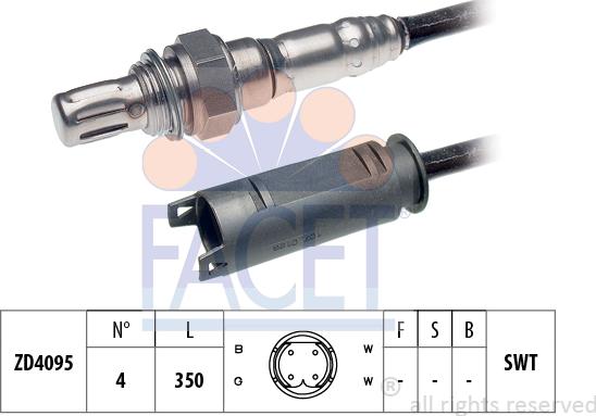 FACET 10.8079 - Sonda lambda www.autoricambi360.it