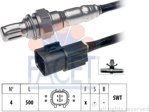 FACET 10.8070 - Sonda lambda www.autoricambi360.it
