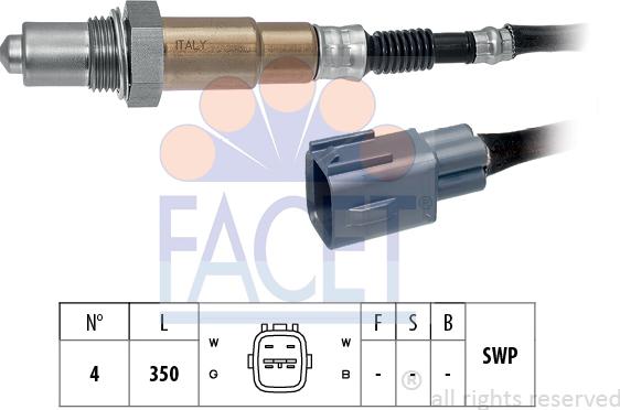 FACET 10.8197 - Sonda lambda www.autoricambi360.it
