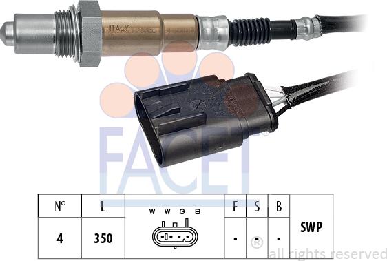 FACET 10.8150 - Sonda lambda www.autoricambi360.it