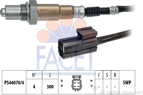 FACET 10.8106 - Sonda lambda www.autoricambi360.it