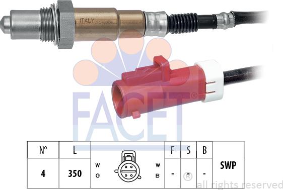 FACET 10.8183 - Sonda lambda www.autoricambi360.it