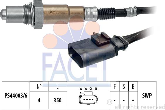 FACET 10.8176 - Sonda lambda www.autoricambi360.it
