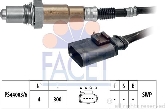 FACET 10.8170 - Sonda lambda www.autoricambi360.it