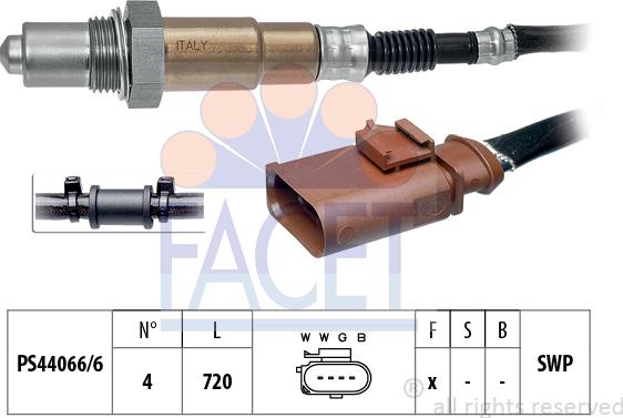 FACET 10.8177 - Sonda lambda www.autoricambi360.it