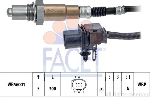 FACET 10.8399 - Sonda lambda www.autoricambi360.it