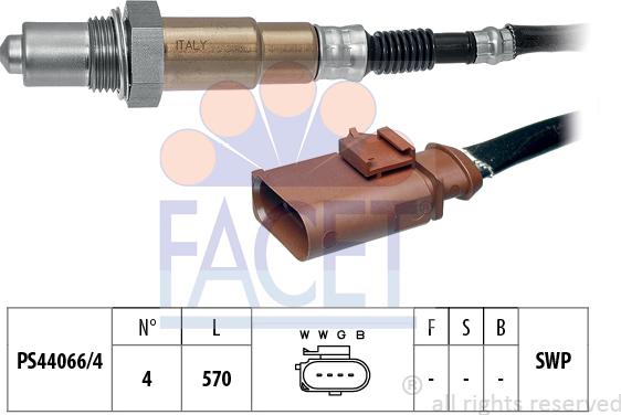 FACET 10.8351 - Sonda lambda www.autoricambi360.it