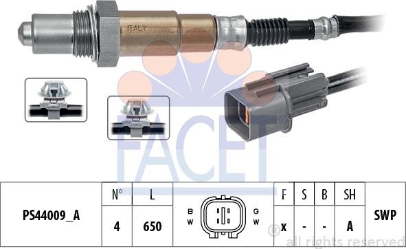 FACET 10.8369 - Sonda lambda www.autoricambi360.it