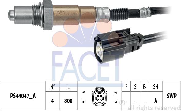 FACET 10.8363 - Sonda lambda www.autoricambi360.it