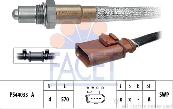 FACET 10.8314 - Sonda lambda www.autoricambi360.it