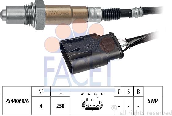 FACET 10.8381 - Sonda lambda www.autoricambi360.it