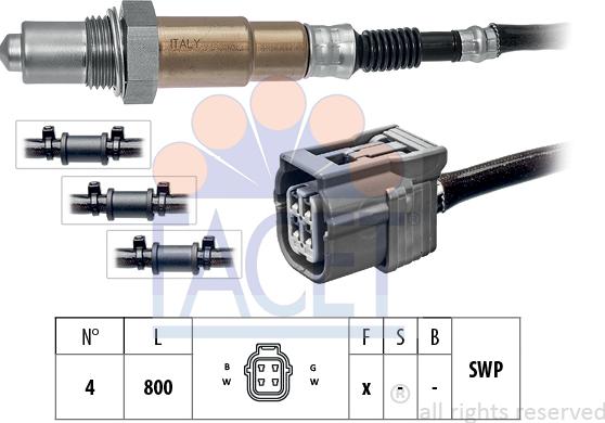 FACET 10.8382 - Sonda lambda www.autoricambi360.it