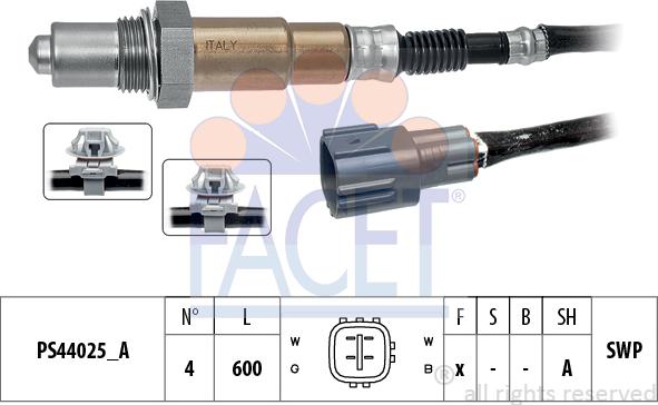 FACET 10.8338 - Sonda lambda www.autoricambi360.it