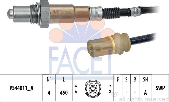 FACET 10.8329 - Sonda lambda www.autoricambi360.it