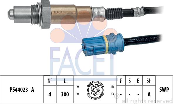 FACET 10.8327 - Sonda lambda www.autoricambi360.it