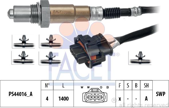 FACET 10.8370 - Sonda lambda www.autoricambi360.it