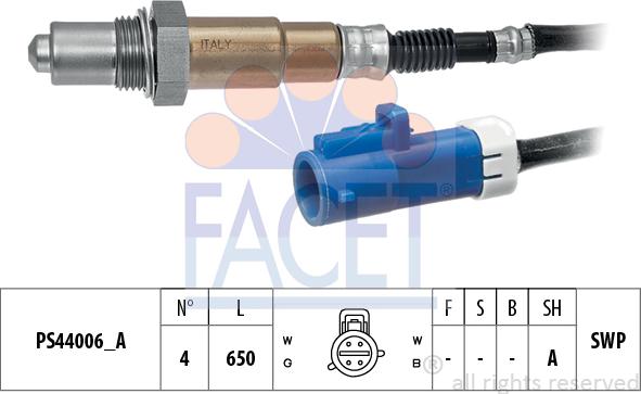 FACET 10.8295 - Sonda lambda www.autoricambi360.it