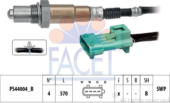 FACET 10.8246 - Sonda lambda www.autoricambi360.it