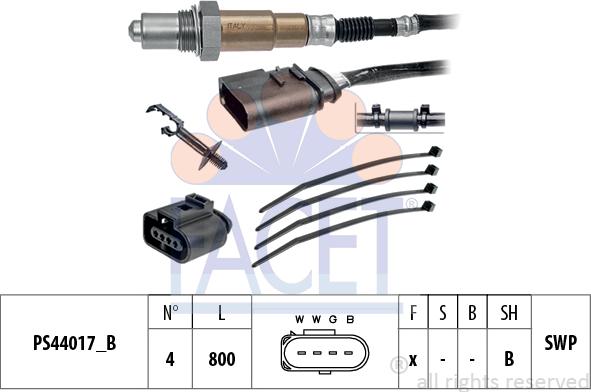 FACET 10.8253 - Sonda lambda www.autoricambi360.it