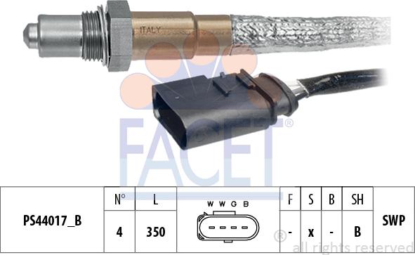 FACET 10.8252 - Sonda lambda www.autoricambi360.it